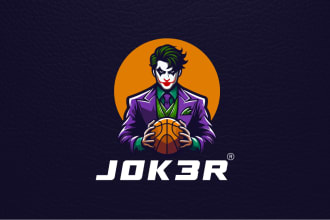 design 3 options gaming, sports, twitch, youtube or mascot logo