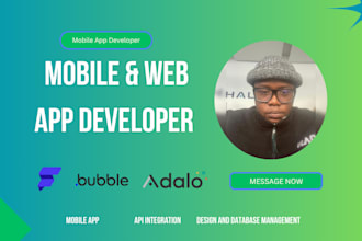 create new adalo bubble flutterflow mobile and web application
