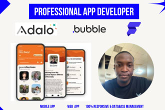 build new or complete your bubble adalo flutterflow mobile and web application