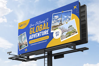 design billboard, signage, roll up, shop front and yard sign