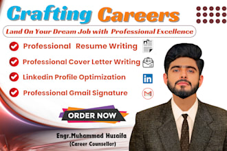 write engineering resume, cover letter, and linkedin profile