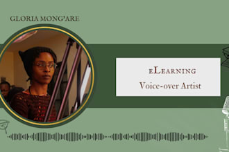 be your elearning training video narrator