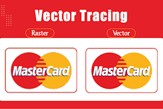 recreate logo, convert jpg,png,raster image to vector file by adobe illustrator
