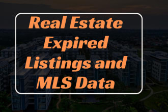 provide real estate expired listings and mls data