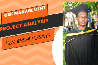 write risk management, project analysis, procurement, and leadership essays