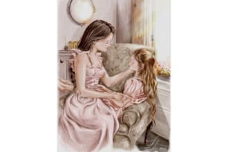 draw cute books illustrations