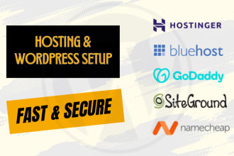 setup hosting on your wordpress website and fix hosting errors