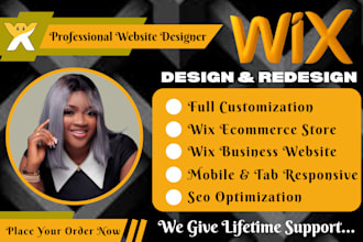 build wix website redesign, wix website design, wix website development, wix seo