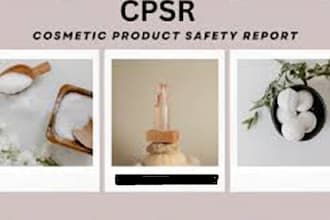 write best cosmetic product safety report cpsr and cosmetic allergen declaration