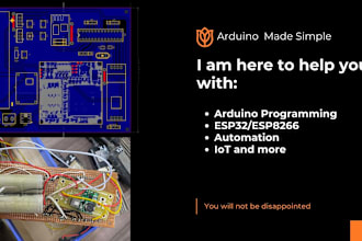 do arduino programming, esp32 and iot projects
