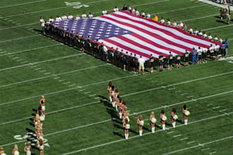 put your picture in football field