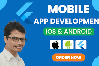 do mobile app development, ios and android app creation, flutter app developer