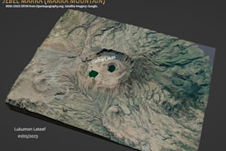 create 3d terrain map