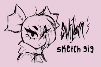 sketch any character in any way
