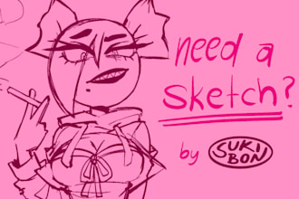 sketch any character in any way