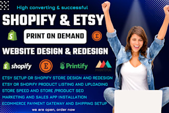 setup print on demand shopify store, setup print on demand