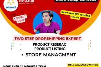 be your walmart 2 step dropshiping VA