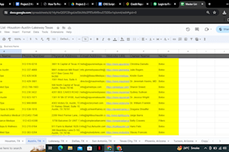 create a cold calling and email marketing business leads
