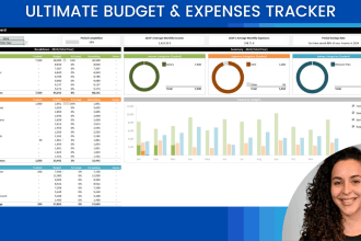 send a personal finance budget in excel
