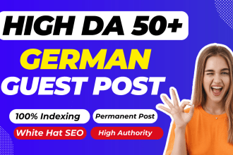 do SEO backlinks through german guest posts on high da sites