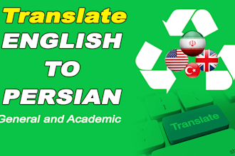 translate english to persian farsi for general and academic