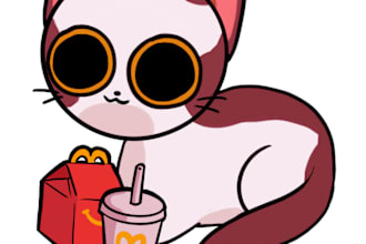 draw your cat doing silly things