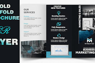 design modern business brochure and flyers