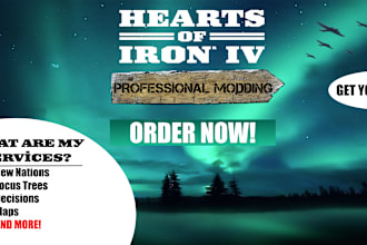 make the perfect hearts of iron 4 mod for you