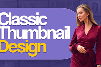 design classic youtube thumbnails