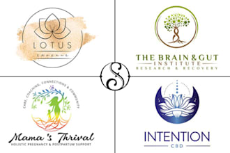 do holistic health and wellness yoga spa spiritual logo