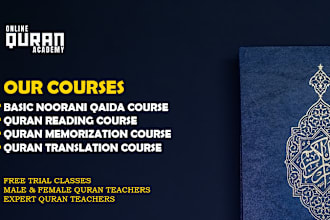 teach you quran easliy and I am available for online lessons