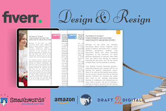 design, redesign, or reformat your ebook, novel, or document