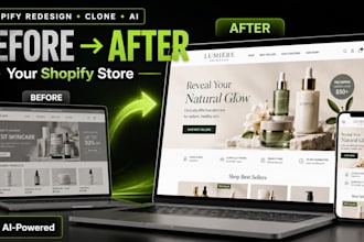 redesign or clone your shopify store with ai