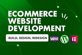 build, design, redesign, ecommerce website online store, wordpress woocommerce