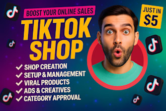 setup manage tiktok shop , tiktok seller center USA UK