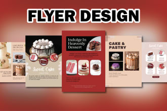 create business flyer, corporate, menu, elegant flyer design