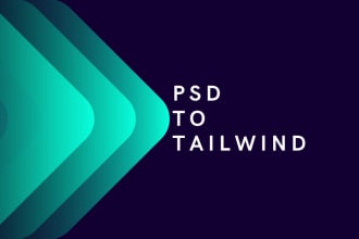 convert psd,figma to html css using tailwind css