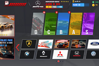 develop a car racing game, racing game, car stimulator game