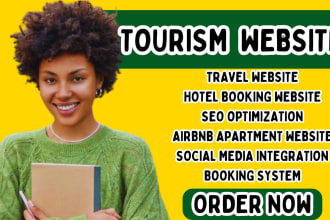 create tourism hotel booking business airbnb apartment booking vacation website
