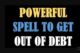 powerful debt free spell cast for you in between 14days