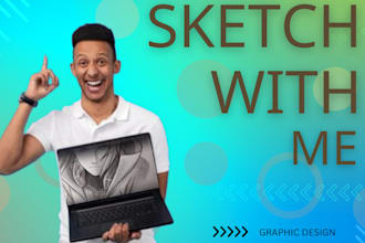 sketching of cartoons as an expert