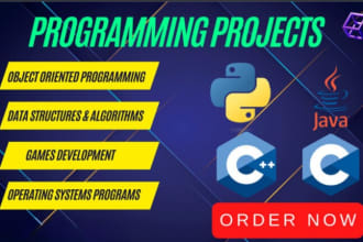 write code,scripts,assignments in python java c cpp  sql,programming projects