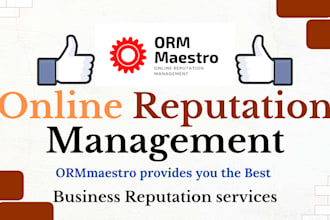 do online reputation management with positive link building