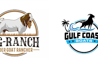 do goat logo design for your business