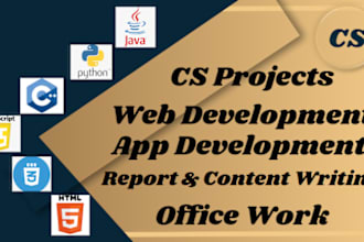 do computer science projects for you in a professional way