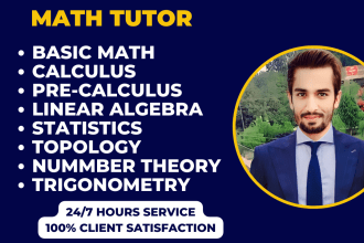 be your math tutor and statistics tutor for all grades