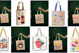 create prints for totes and design all kinds of bags, belts for you