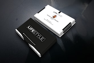 design professional and minimalist business card design with qr code