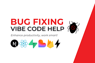 fix vibe code websites, nextjs website bug fixes