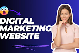 design digital marketing agency website